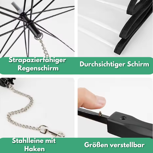 Regenschirm Leine für Hunde